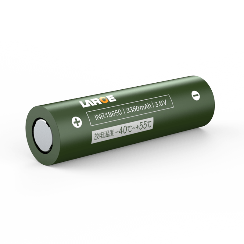 低溫高能量密度18650 3.6V 3350mAh，比能量240Wh/kg